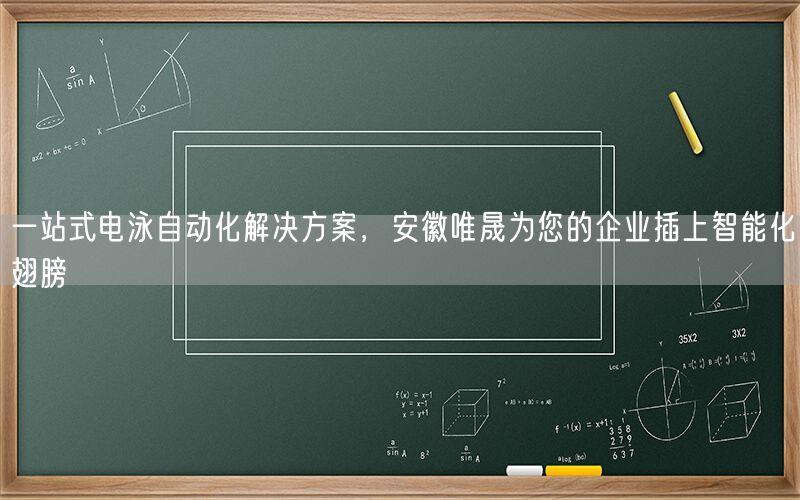 一站式电泳自动化解决方案，安徽唯晟为您的企业插上智能化翅膀(图1)